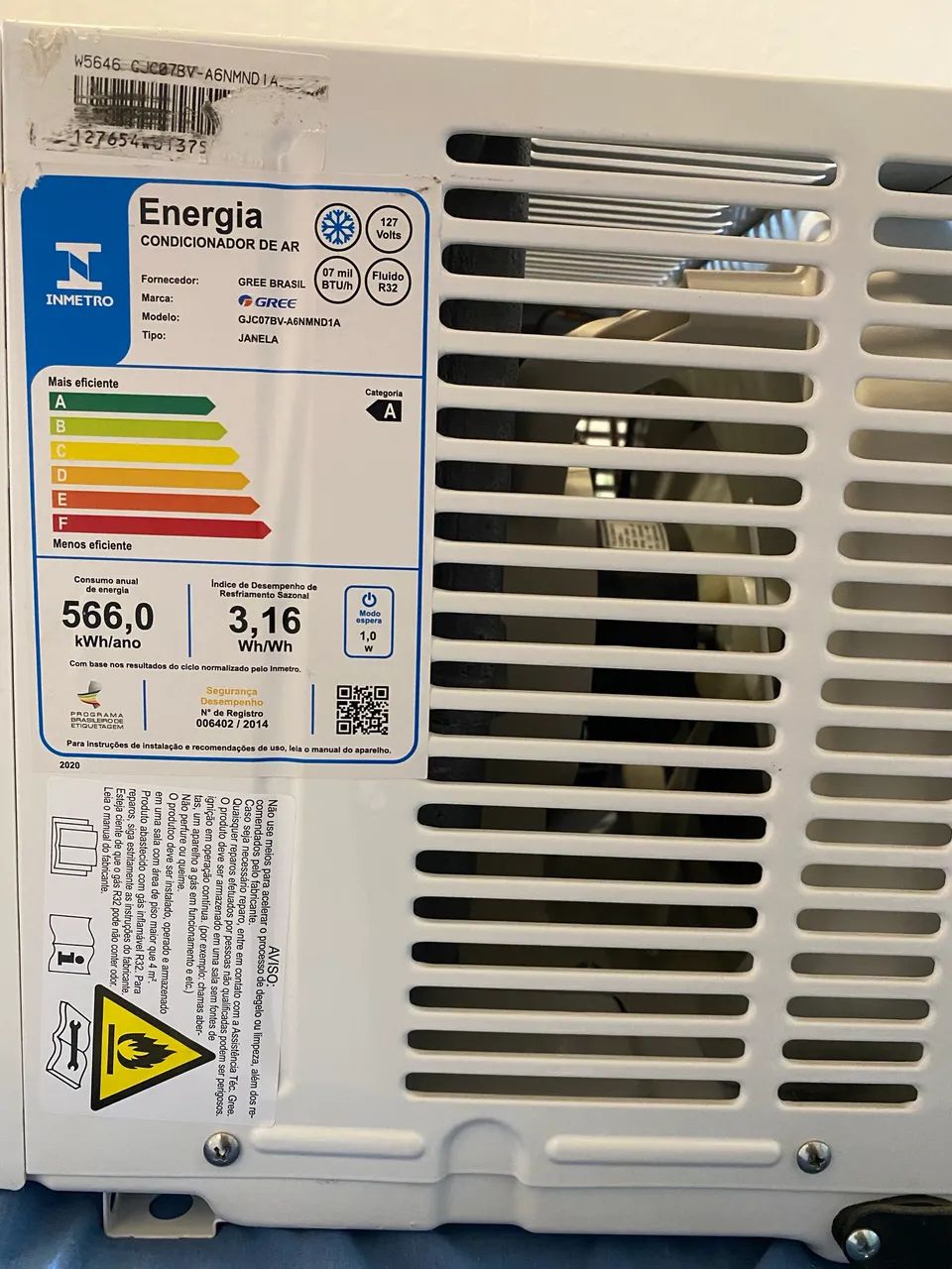 Ar condicionado Janela 7000BTUS - Foto 4
