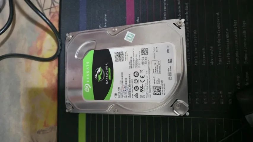 HD 1TB Seagate Grande para PC ou DVR Usado - Foto 4
