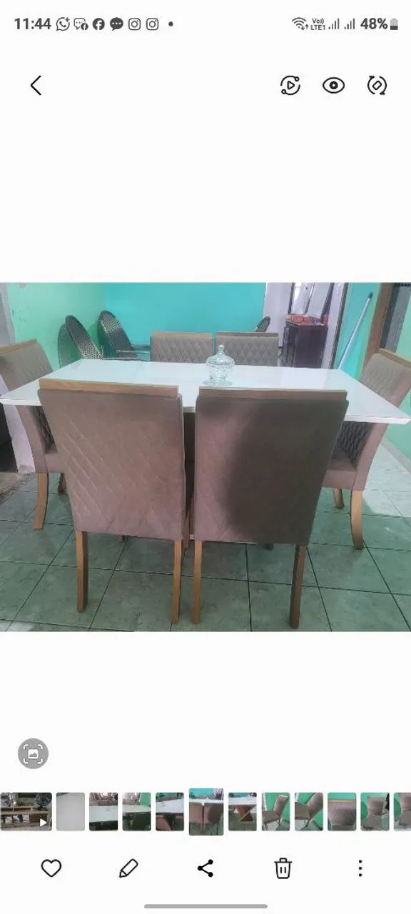 Mesa com 6 cadeiras  - Foto 4