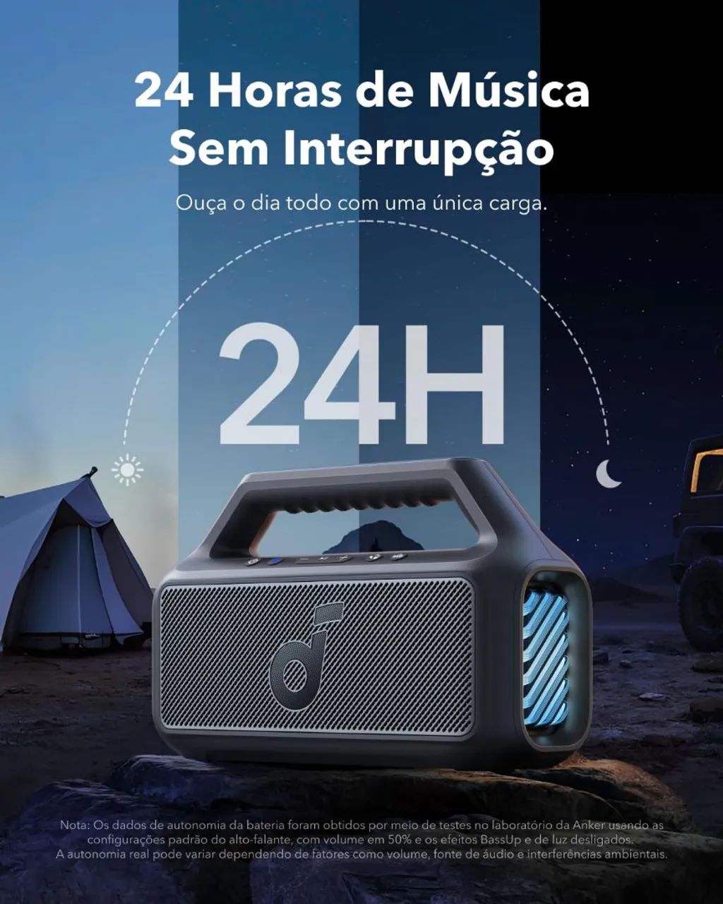 Caixa de som Anker Soundcore boom 2  - Foto 4