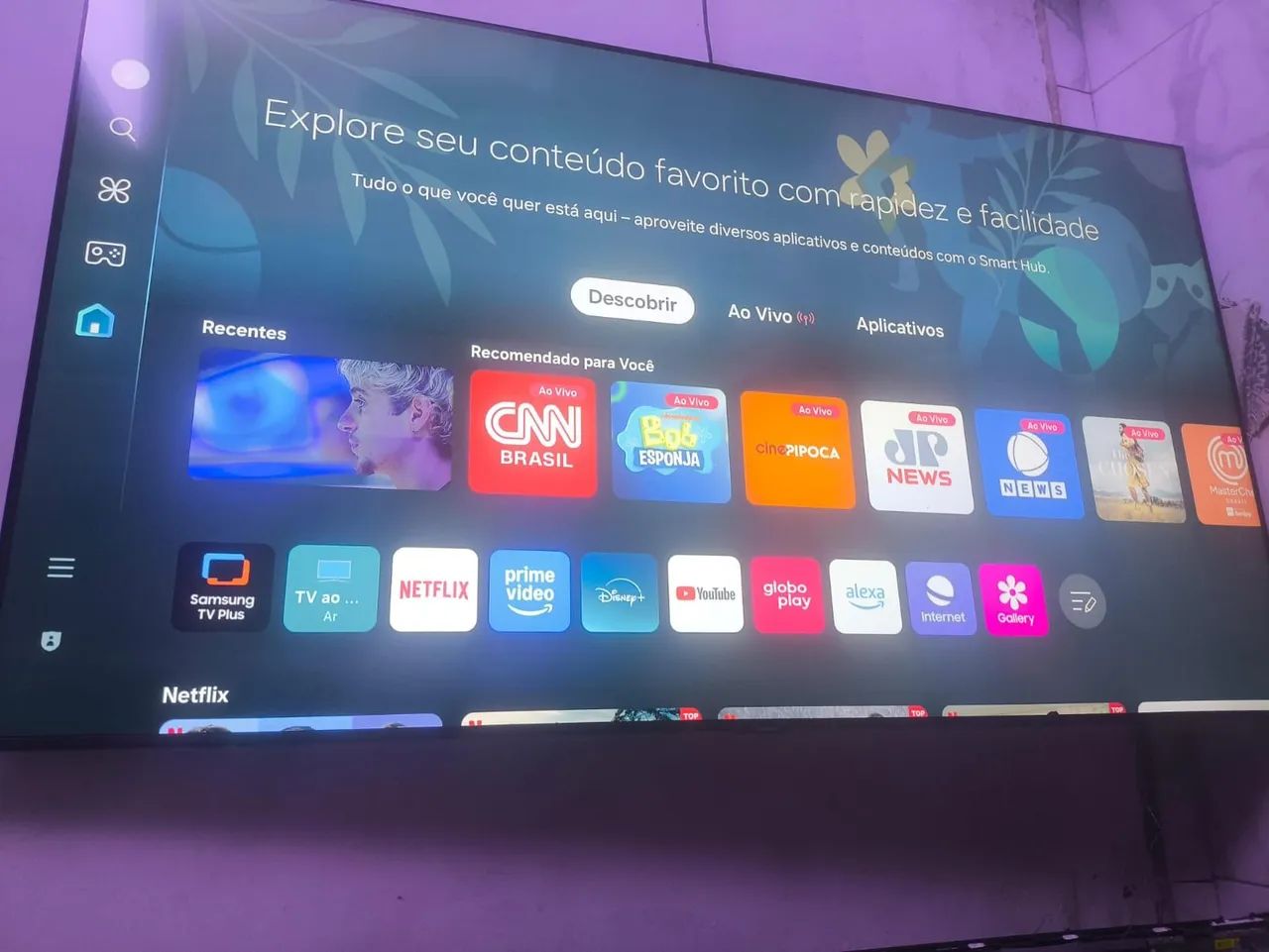 Tv Samsung smart 65 polegadas - TVs - Telégrafo, Belém 1495050803 | OLX