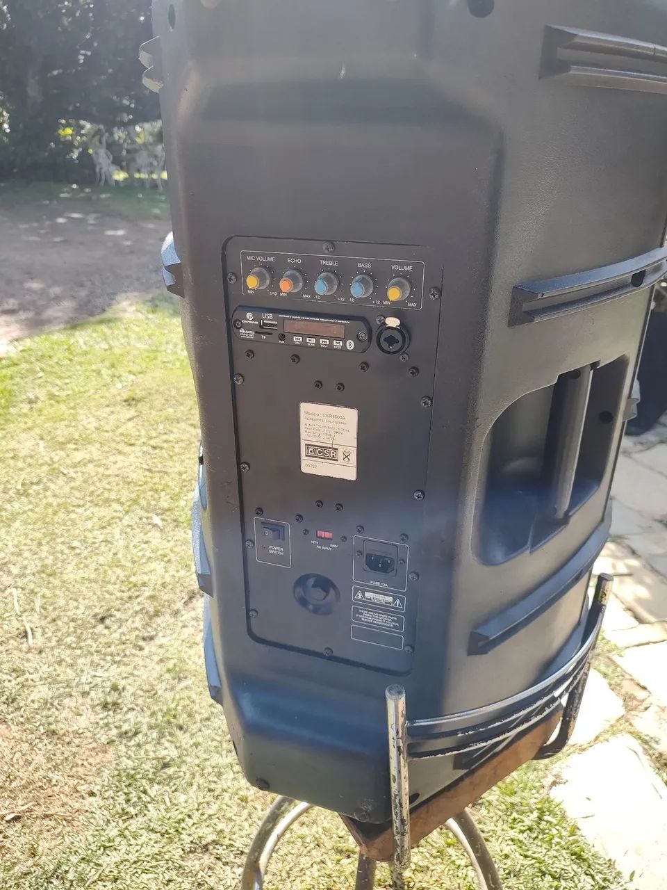 Caixa ativa csr 300w. USB, bluetooth. - Foto 2