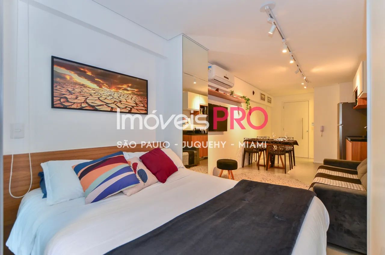 Moderno e aconchegante studio de 28m2 com terraço - Foto 5