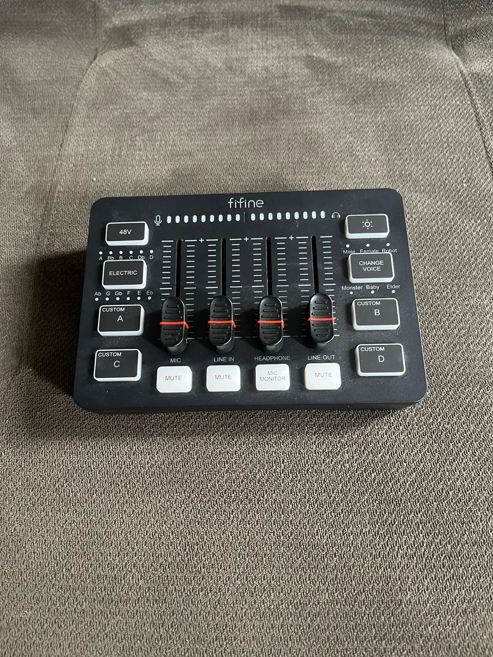 Mixer de áudio FIFINE - COMPLETO COM CABOS - Foto 4
