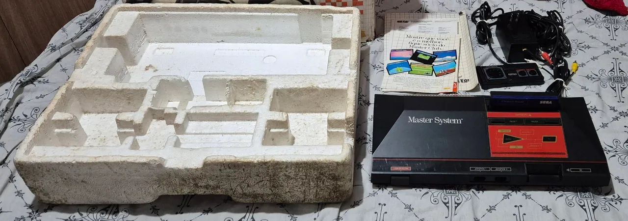 Videogame - Sega Master System 2 com 1 controle e 1 jogo. Caixa e manuais  - Foto 3