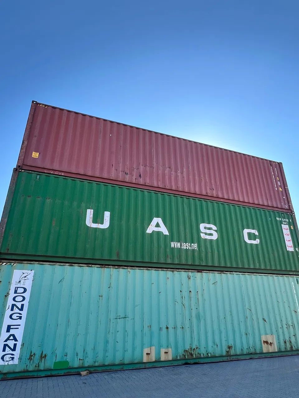 Containers: lotes e unidades disponíveis 