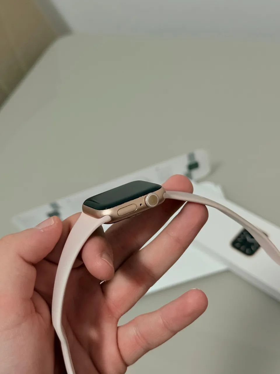 Relógio Apple Watch série 6 original rosa  - Foto 3