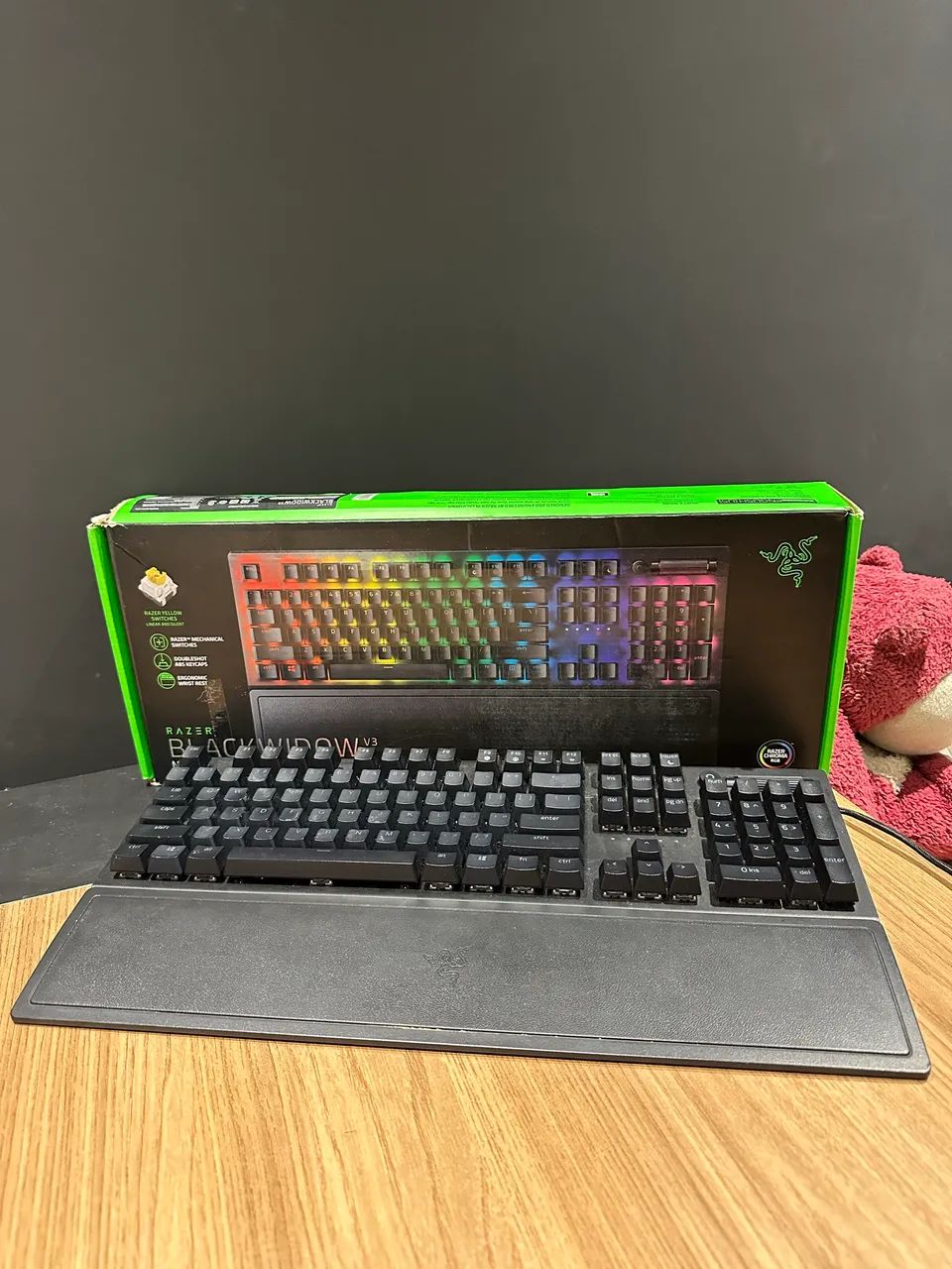 Teclado Gamer Mecânico Razer Blackwidow V3 Óptico Switch Yellow - Foto 3