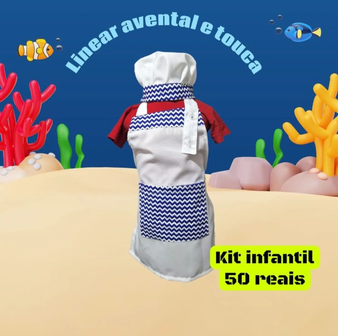 Aventais infantil a pronta entrega  - Foto 3