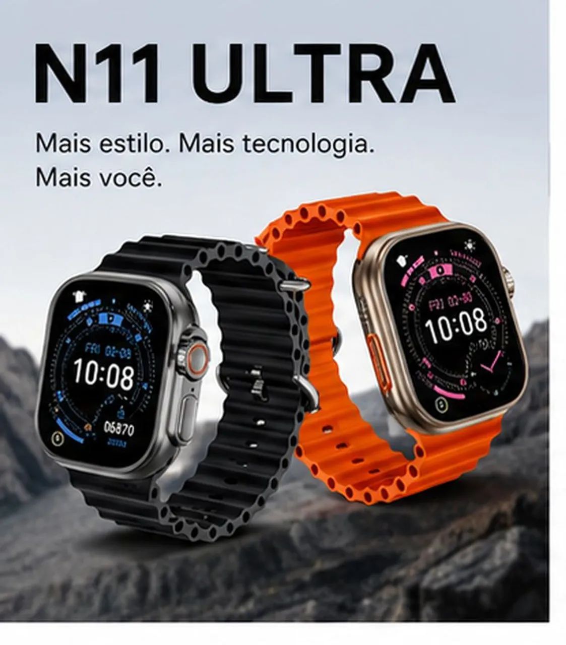 Smartwatch N11 Ultra Nfc Whatsapp Android Ios 4  - Foto 3