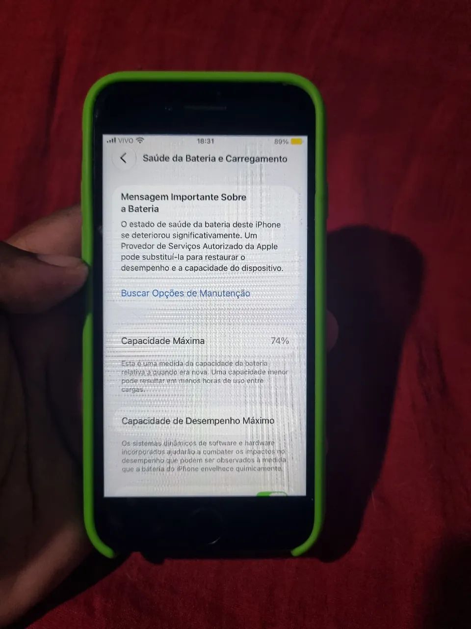 IPHONE SE 2° GERAÇÃO IOS 27 ATUALIZADO  - Foto 4