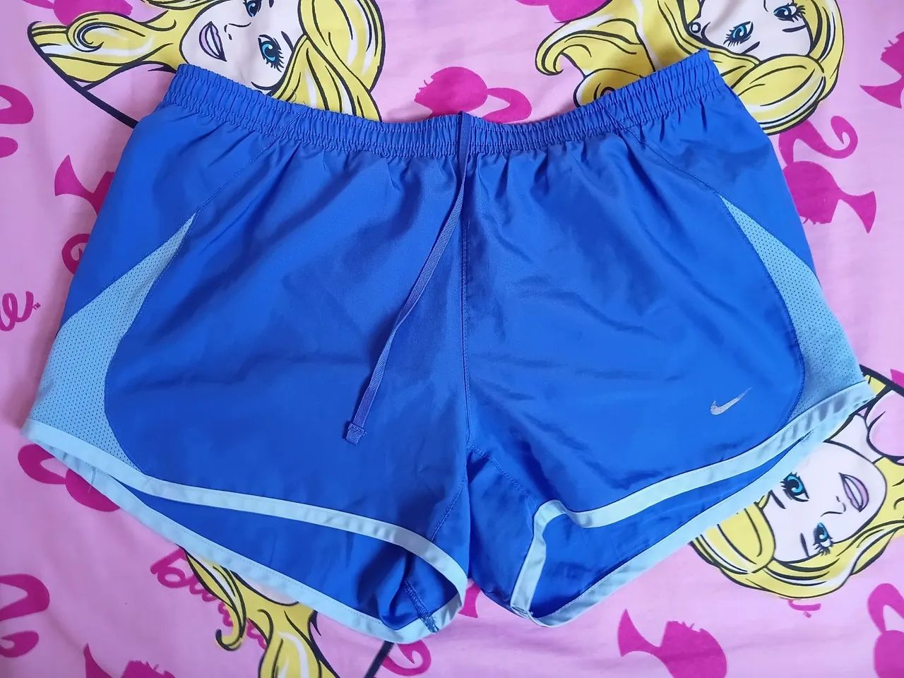 Short de corrida Nike azul P