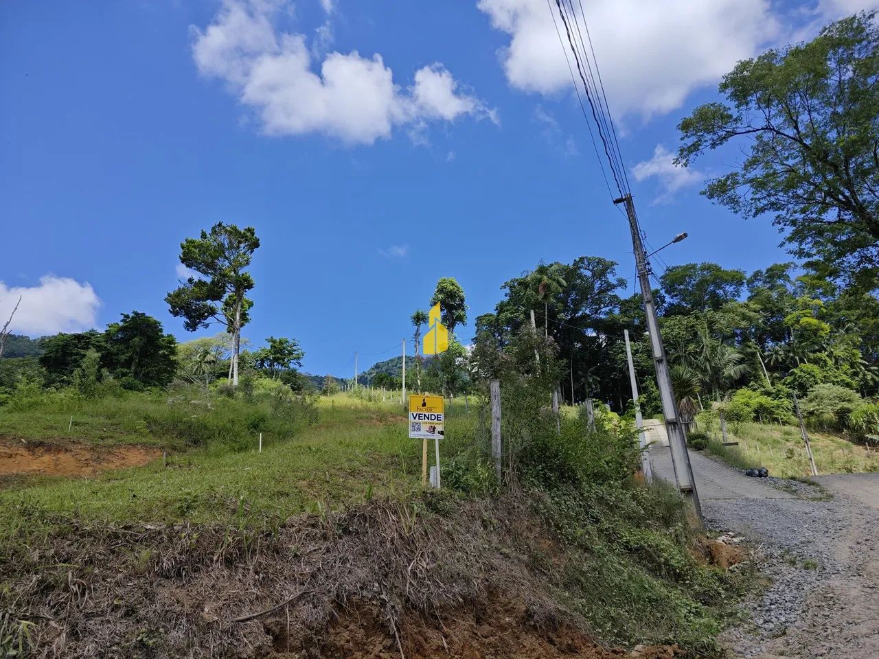 Terreno na divisa Timbó e Rodeio