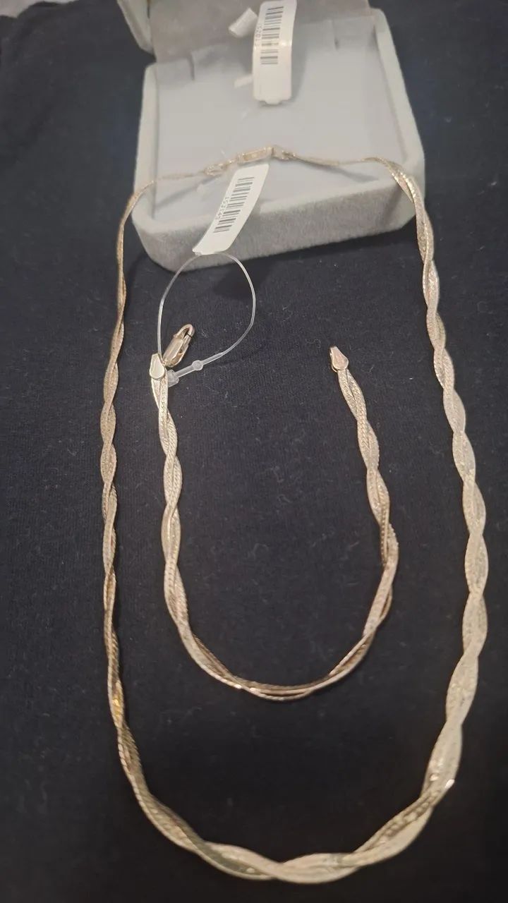 Corrente e pulseira de Prata 925 - Foto 2