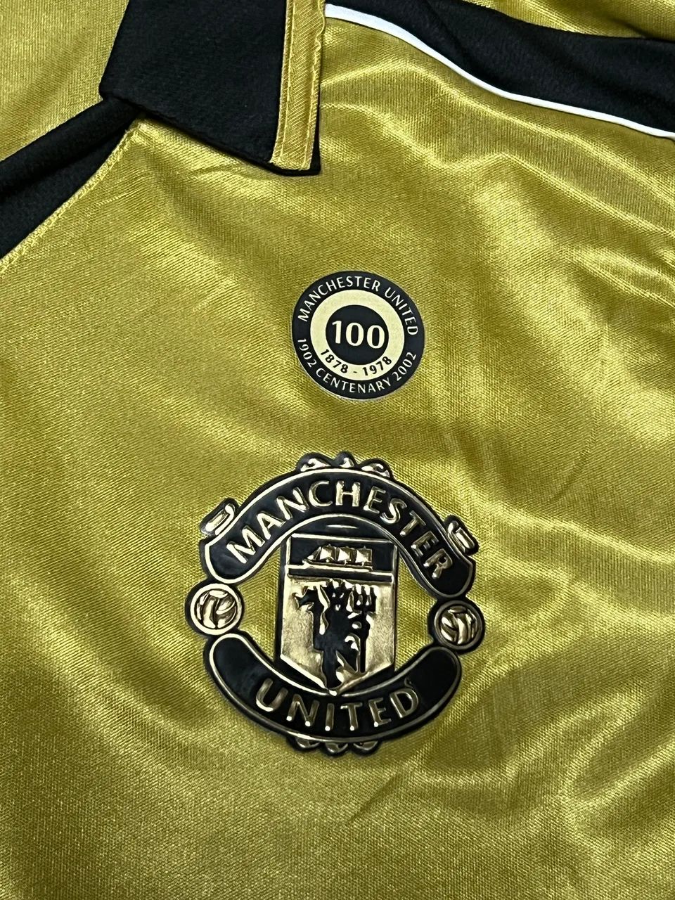 Camisa Manchester United centenário retro 2001/2002 - Foto 4