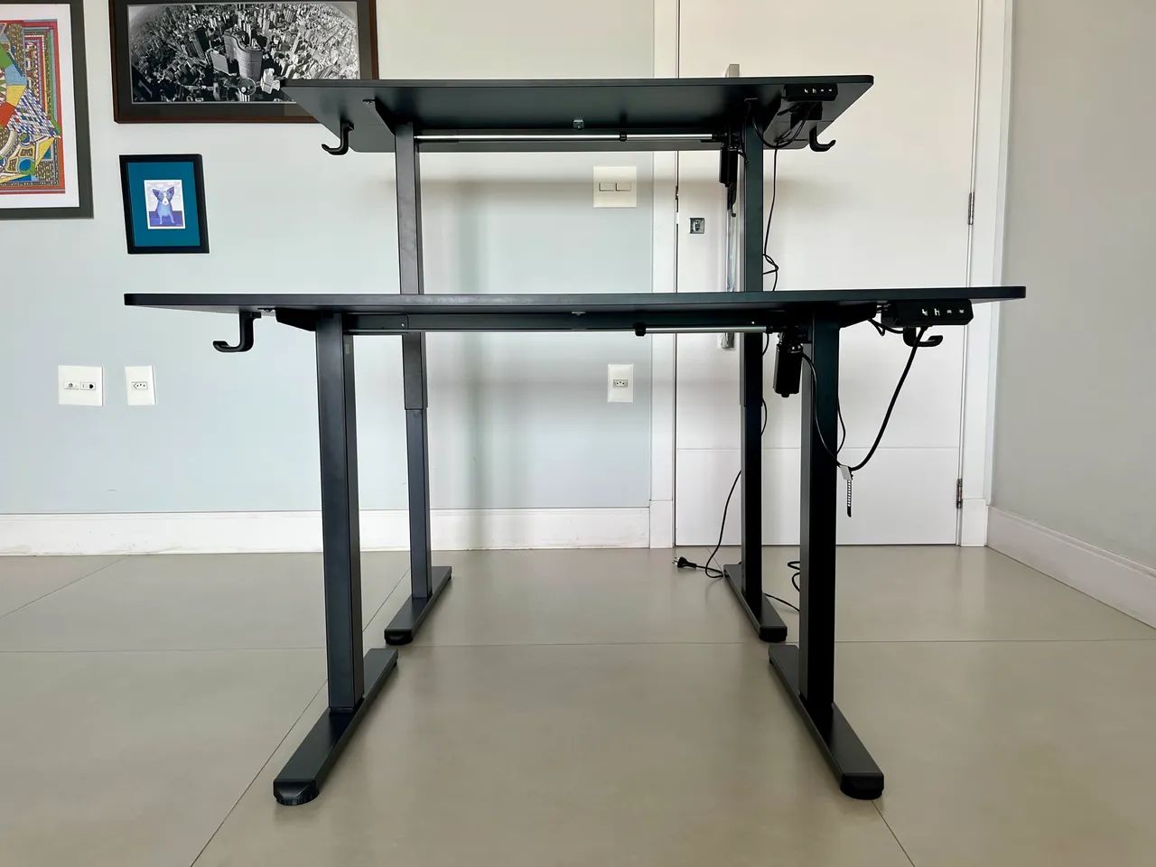 Mesa Escritório / Gamer Elétrica com Regulagem de Altura Ajustável - Foto 5