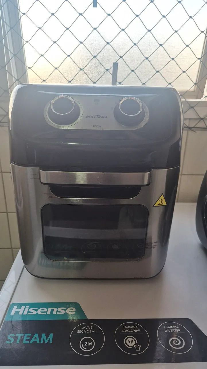 Airfryer com duas grelhas