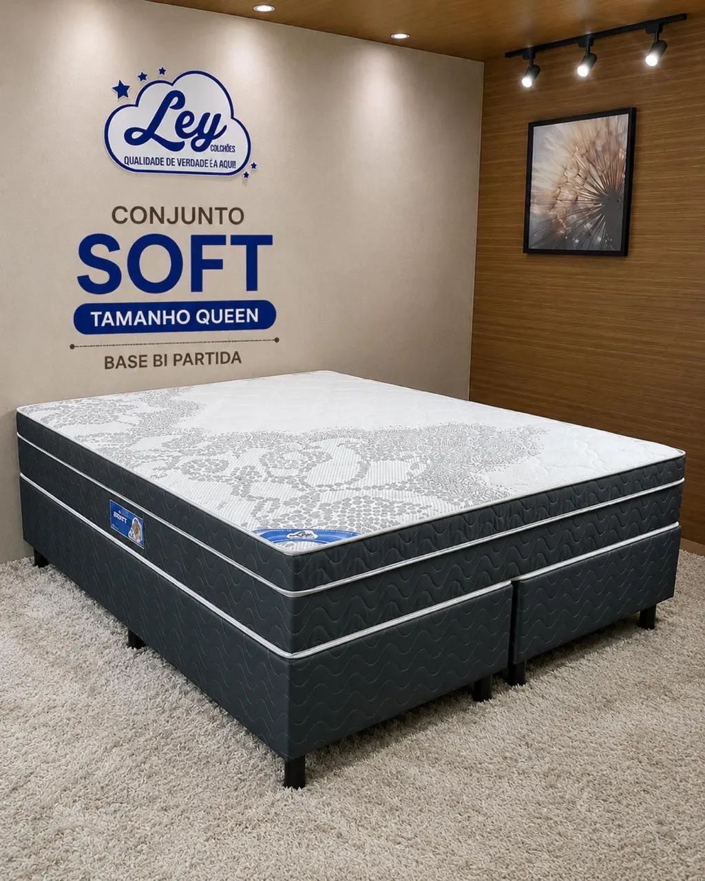 Cama box Queen Size Soft Luxo molas ensacadas em Mega Promoção! - Foto 2