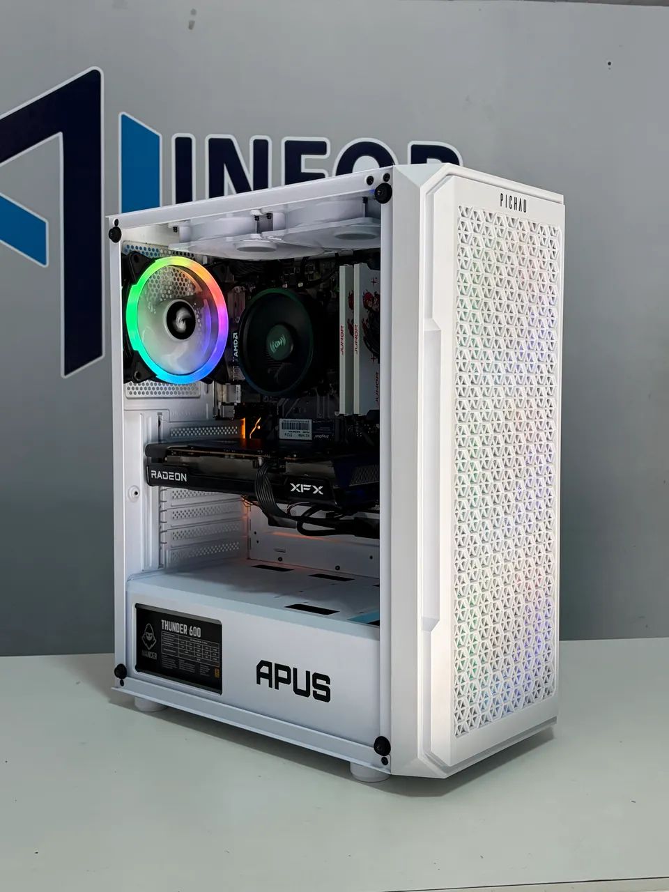 PC Gamer Ryzen 5 5500 / RX 6600 XFX - Foto 4