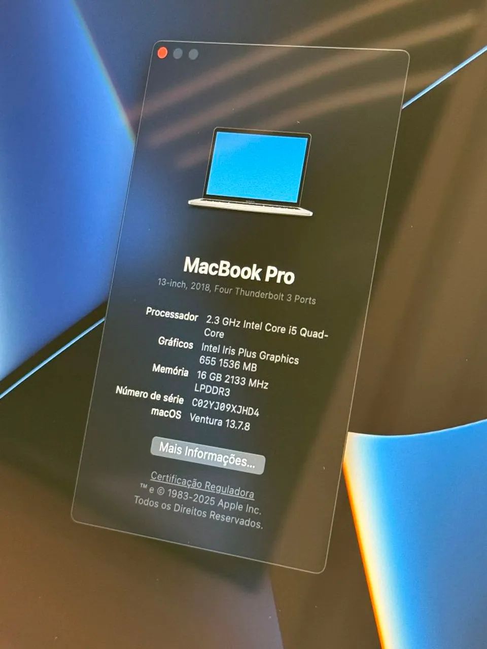 Macbook pro 2018 | i5 | 16GB | 256GB - Foto 5