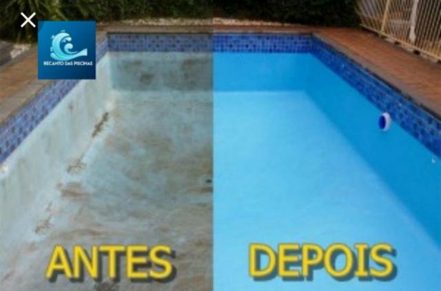 Piscina de fibra sem uso???!
