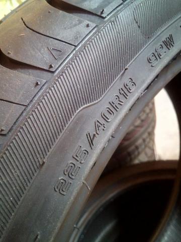 Kit 2 pneus 18 ref 225/40 r18 novos - Foto 3
