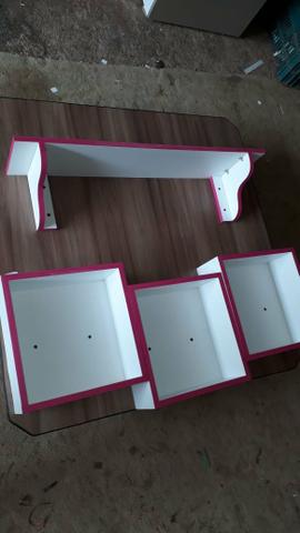Kit com 3 ninchos + plateleira