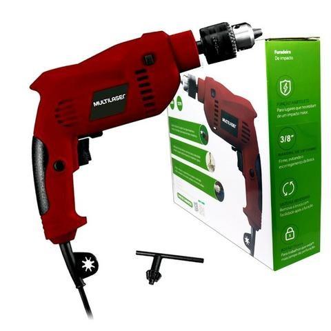 Furadeira Elétrica de Impacto HO033 Multilaser 600W 127V Mandril 3,8 Pol e 2 Velocidades - Foto 2