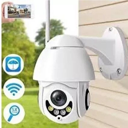 Câmera Ip Externa Wifi Dome Infra Prova D'água Icsee Hd 360º - Foto 2