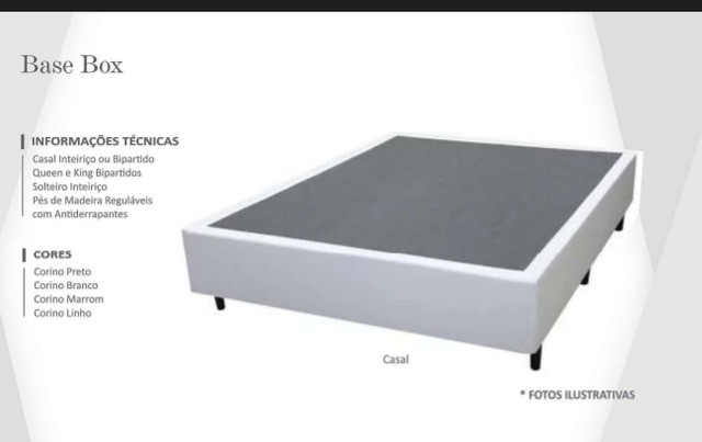 Quarto base box casal casal 