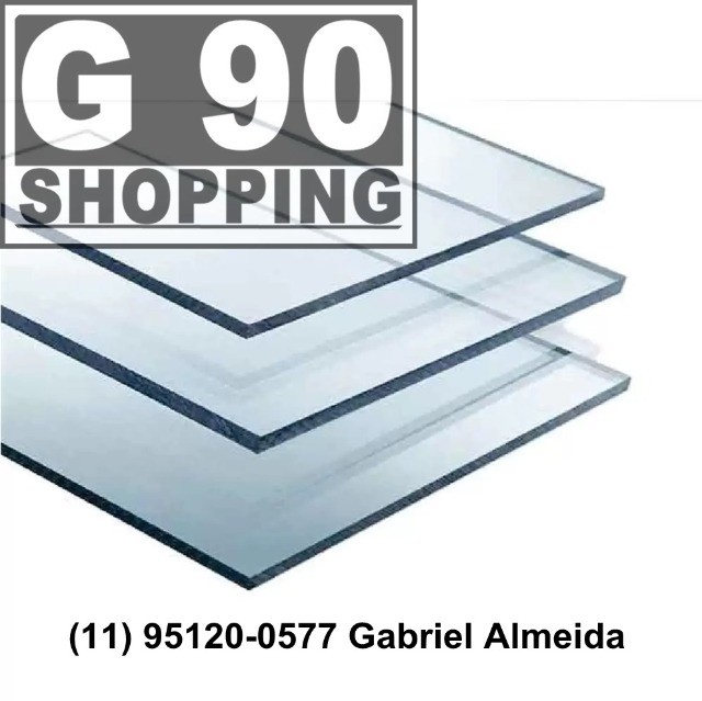 Policarbonato Compacto Cristal 1 X 2 Mts 3mm.