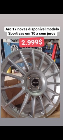 Rodas 14 15 17 18 20 novas na caixa em 10 x sem juros - Foto 11
