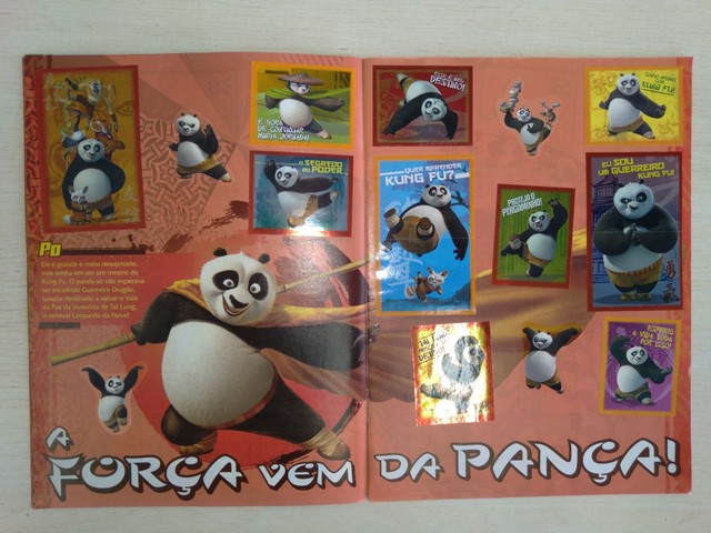 Álbum de figurinhas Kung Fu Panda - Foto 4