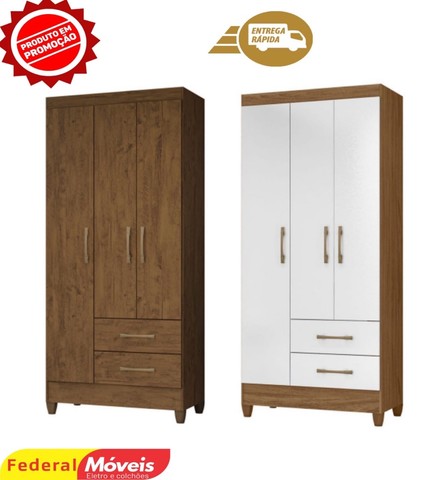 Guarda roupa 3 portas lima nova na caixa 