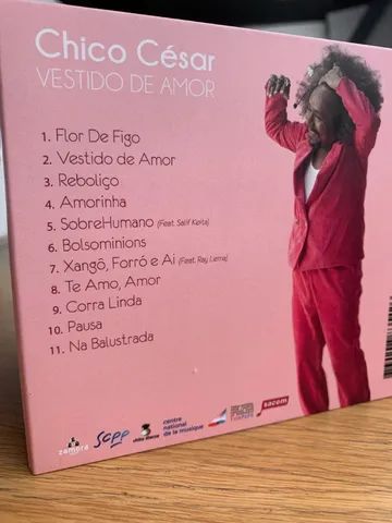 Chico César - Vestido de Amor (álbum importado) - Foto 3