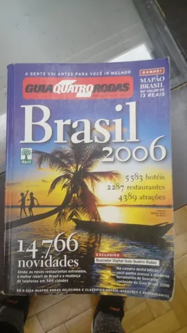 Livro: Guia Quatro Rodas Brasil 2006 Editora Abril