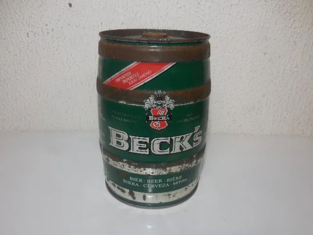 lata antiga cerveja becks - Foto 4