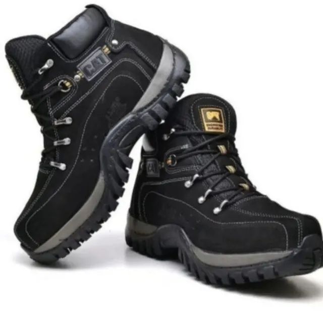 Bota Caterpillar Original em Couro Legítimo Botina Adventure