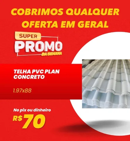 Telha pvc em São José do Rio Preto