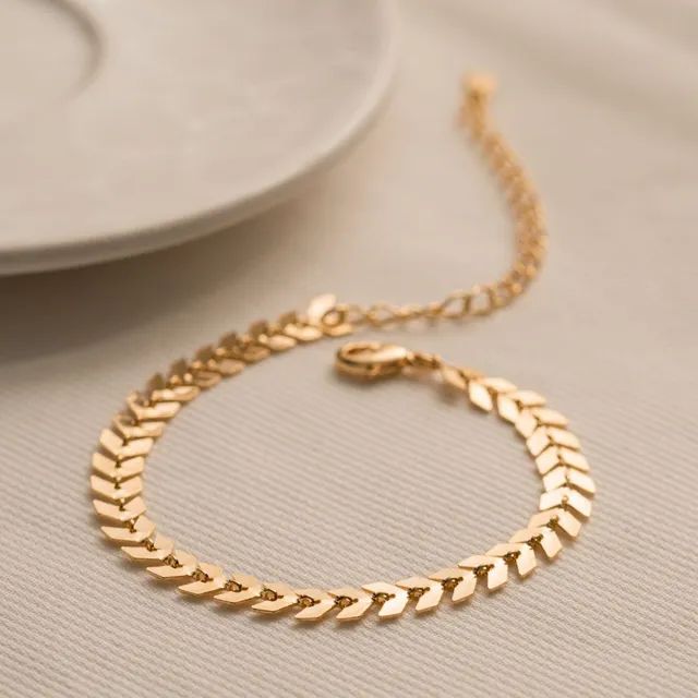 Lindo conjunto de corrente e pulseira  - Foto 4