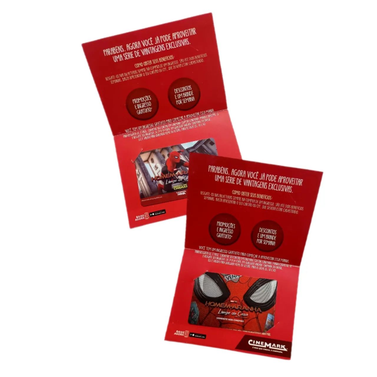 kit cartão moeda poster homem aranha raro cinemark club marvel disney spiderman nerd geek - Foto 2