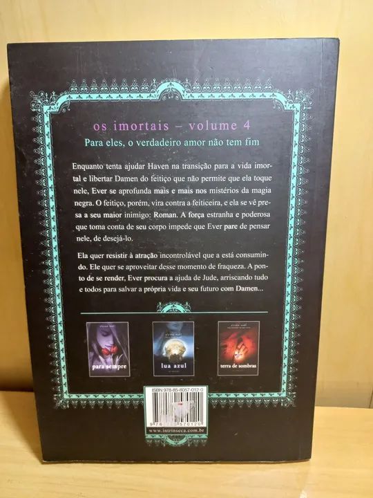 Livro: Chama negra - os imortais - Foto 2