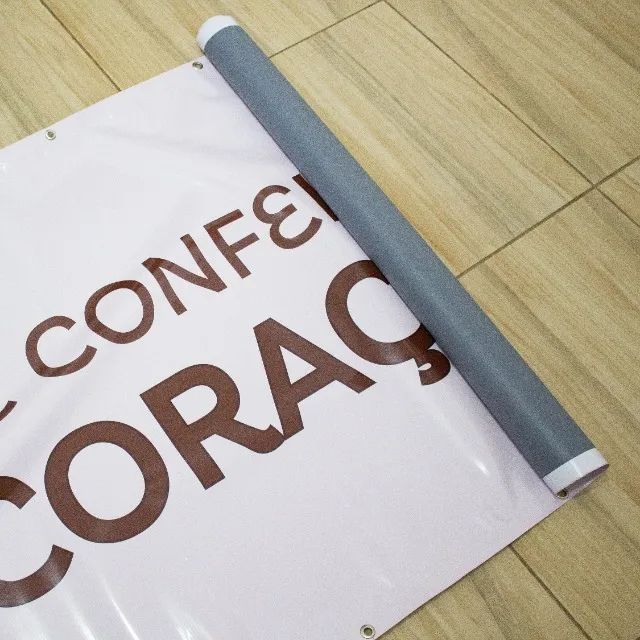  Faixa em lona impressa tamanho personalizado