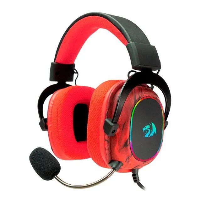 Headset Gamer Redragon Infernal Ryuji Led RGB Surround 7.1 USB - WZetta