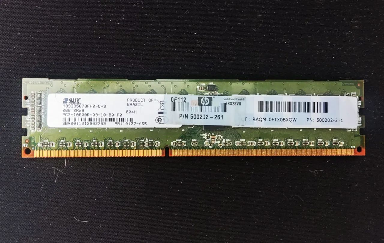 Memória RAM HP 2GB DDR3 1333Mhz - 14GB - Foto 2