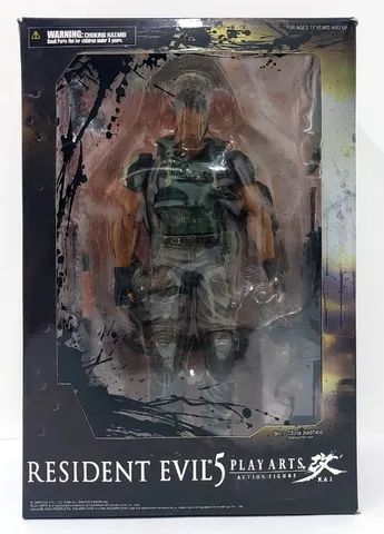 Play Arts Kai Resident Evil 5 Chris Redfield Original - Foto 4