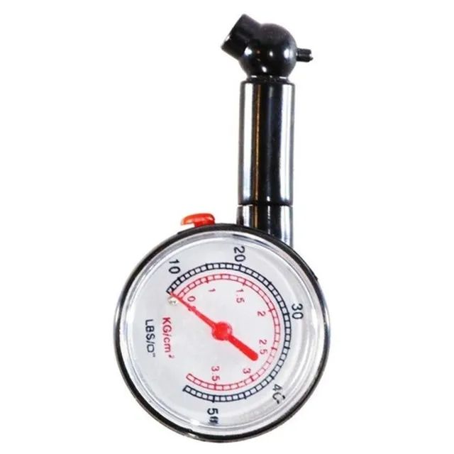 Calibrador Medidor De Pressão P/pneu 10cm 2747 - Foto 2