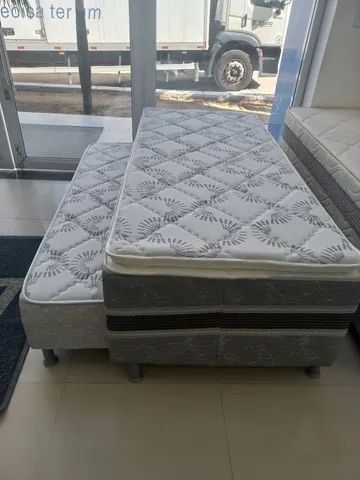 Bibox solteiro bom sono 10cm de espuma com pilow top 