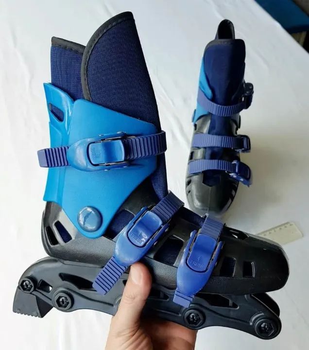 Patins Roller Inline - Usado - Anos 90 - Para Aproveitamento - Sem Rodas  - Foto 2