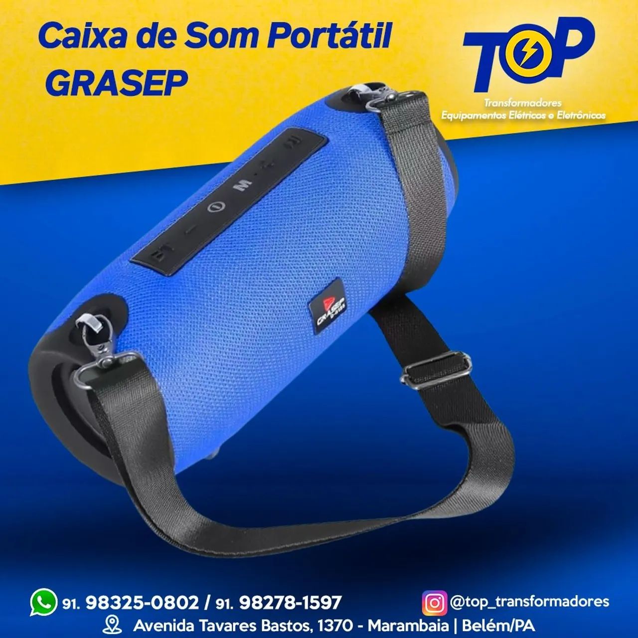 Caixa de som portátil Grasep 